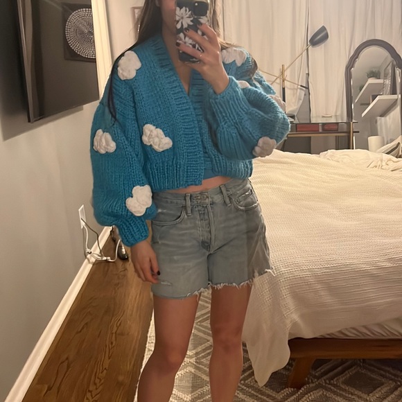 Myracle knit cropped cloud cardigan small - Picture 1 of 10